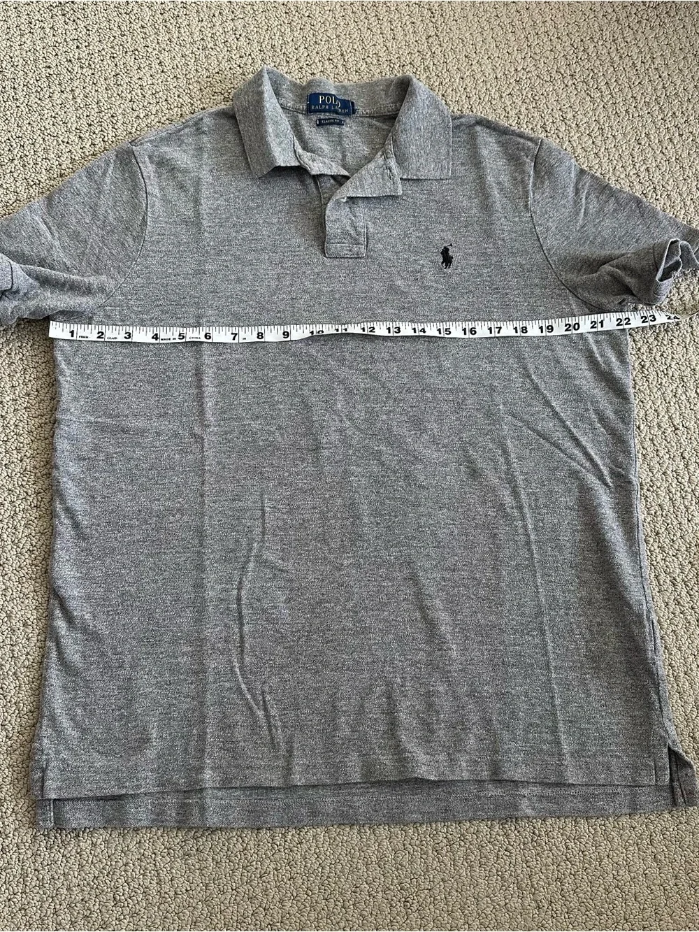 Polo by Ralph Lauren Heather Gray Short-Sleeve Polo